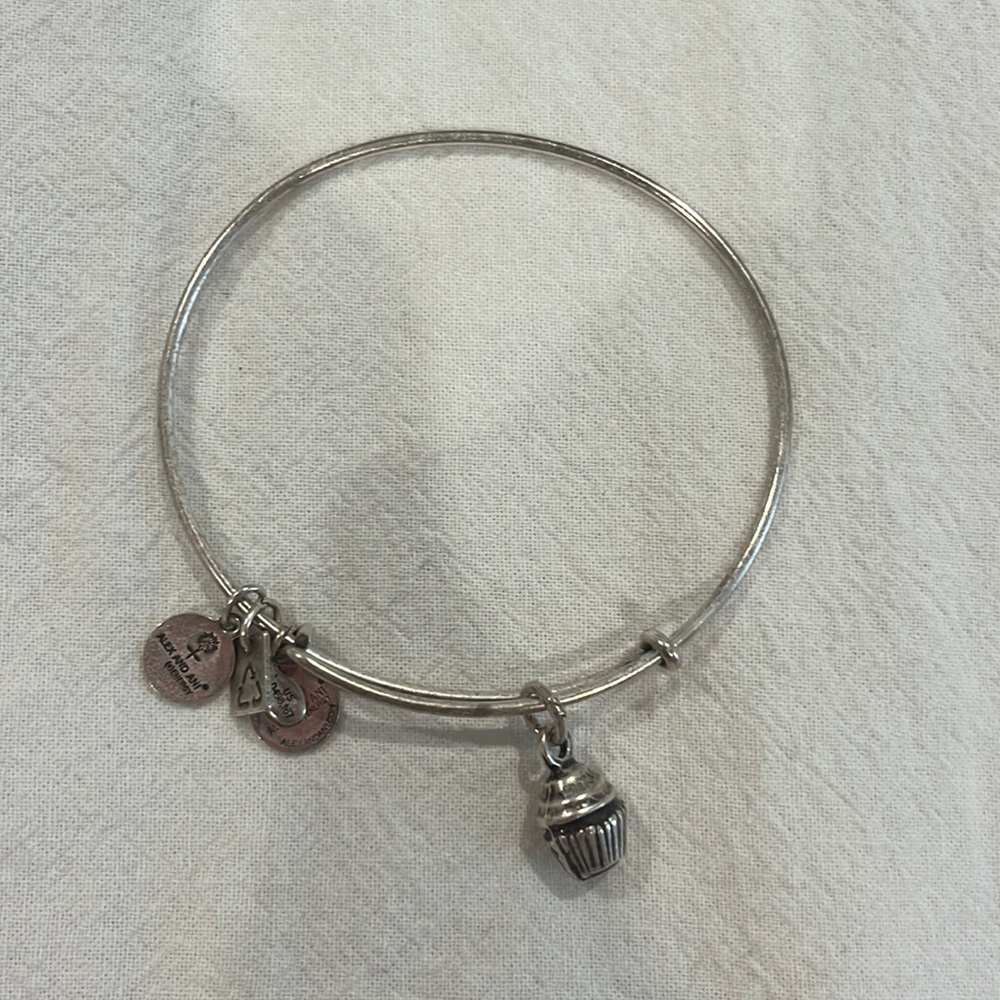 Alex and Ani silver bracelet